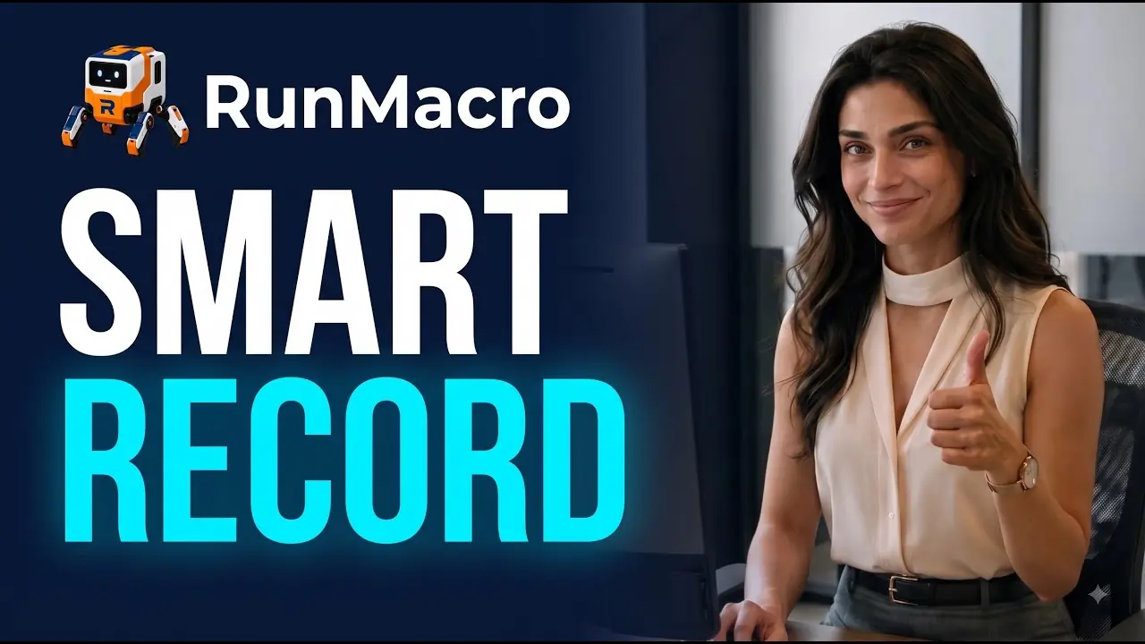 3-Minute Quick Start: Build Your First Workflow — RunMacro